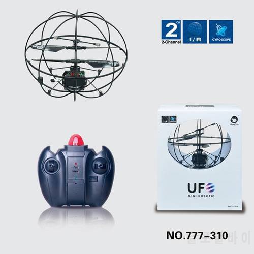 Happycow 777-310 2-CH Infrared Mini RC UFO Quadcopter with Gyro LED Light RTF