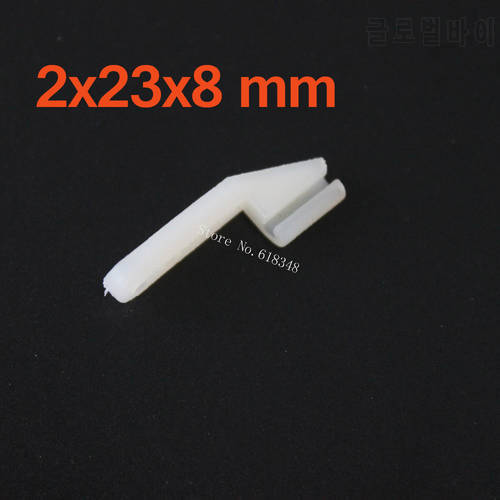 10pcs Nylon Snap-Click style clevis 2x23x8 mm Fit 2mm Rod Parts RC Airplanes Replacement