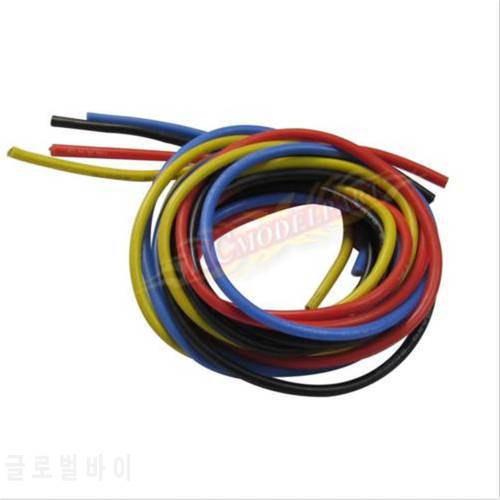 14 Gauge Silicone Wire 14AWG Flexible Silicone Wire 4 color each 1 meter