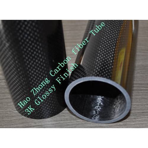 2pcs 10MM OD x 6MM ID 3k Carbon Fiber Tube/Pipe Roll Wrapp 500MM Long with 100% full carbon, Quadcopter Hexacopter Model DIY