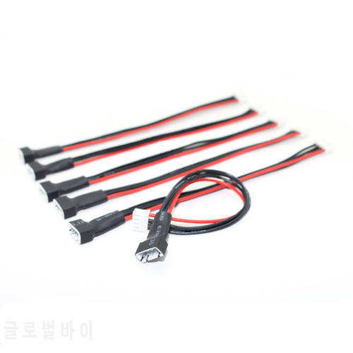 RC lipo battery balance charger plug 2S 3S 4S 6S Cable 22 AWG Silicon Wire cable connectors 10pcs/lot