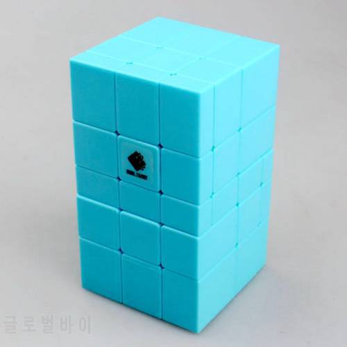 Cubetwist Stickerless 3x3x5 Conjoint Mirror Blocks Speed Magic Cube Puzzle Cubes Educational Toys for Kids Children Gift
