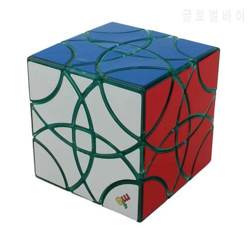 Brand New MF8 60mm Curvy Copter III Transparent Green Body DIY Magic Cube Puzzle Cubes Educational Toys For Kids Children