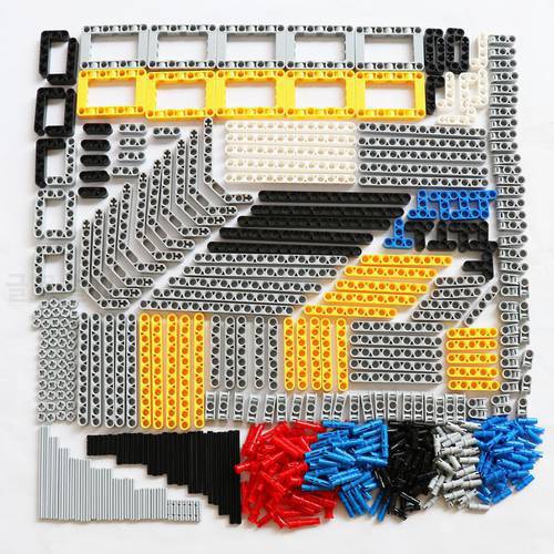 540PCS Technical Parts Liftarm Beams Cross Axle Connector Accessory Toy for Kids Block Truck SUV Vehicle Replacements Bulk Block