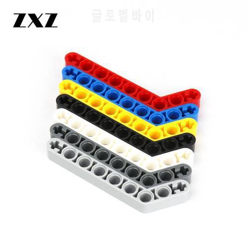 20 Pcs Technical Parts Mechanical Accessory Beam 1 x 9 Bent (7 - 3) Thick 32271 DIY Creative Boys Toys Technical Sets