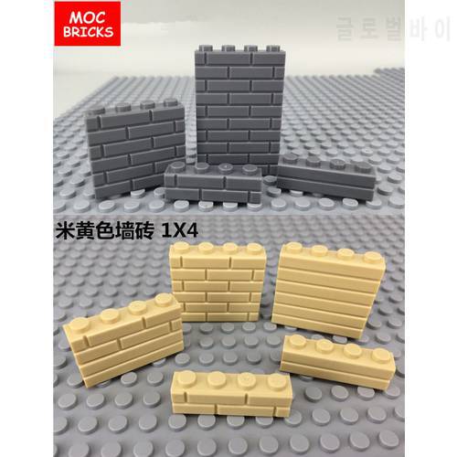 200pcs\lot Different colors bricks 1x4 educational building bricks compatible blocks stand DIY best gifts for children
