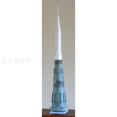 Soviet N-1 Launch Vehicle Rocket 3D High Simulation Space Paper Model Handmade Toy