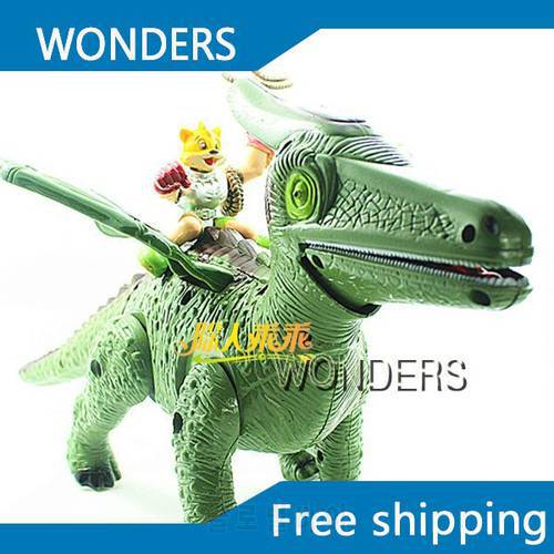 The electric pterosaurs light and sound simulation wings dinosaurs Blue cat ride on the dinosaur electronic toys