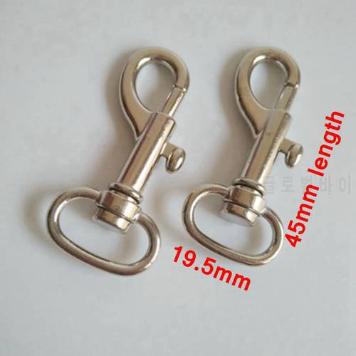 200piece lot 45mm Large Swivel Lobster Clasp Snap Hooks Key bags Purse Chain Strap Holder DIY accessories SCH011