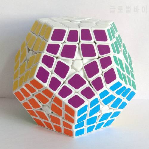 New Shengshou Master Kilominx Puzzle Cube Professional 4x4x4 PVC&Matte Stickers Cubo Megaminx Puzzle Speed Classic Toys