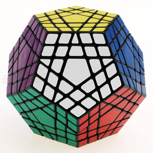 Shengshou Wumofang 5x5x5 Magic Cube Shengshou Gigaminx 5x5 Professional Dodecahedron Cube Twist Puzzle Learning Educational Toys
