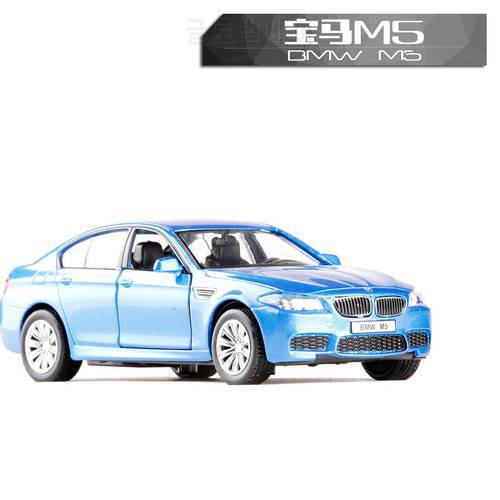 High Simulation RMZ City 1:36 Exquisite Metal BMWToy Vehicles Car Styling M5 Limousine Alloy Diecast Pull Back Model Toy Car
