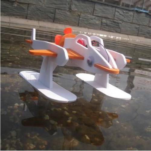 Fish Robot Electric Wind Assembly Model Paddle Educational Toys Children Gifts Electronic Boat & Ship 2021