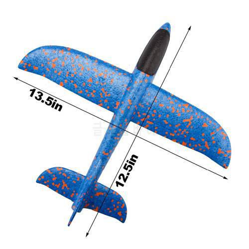 34Cm Foam Plane Throwing Glider Toy Airplane Inertial Foam EPP Flying Model gliders Outdoor Fun Sports Planes toy for children