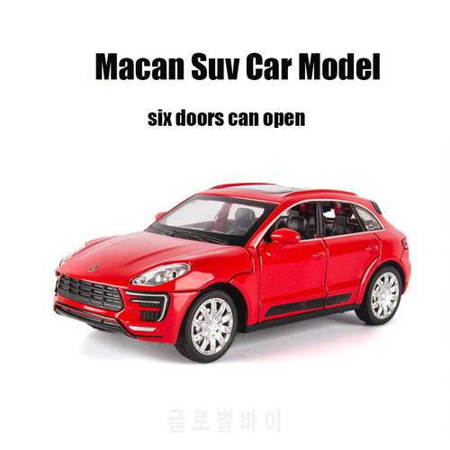 1:32 Toy Car Macan SUV Metal Toy Alloy Car Diecasts & Toy Vehicles Car Model Miniature Scale Model Car Toys For Children