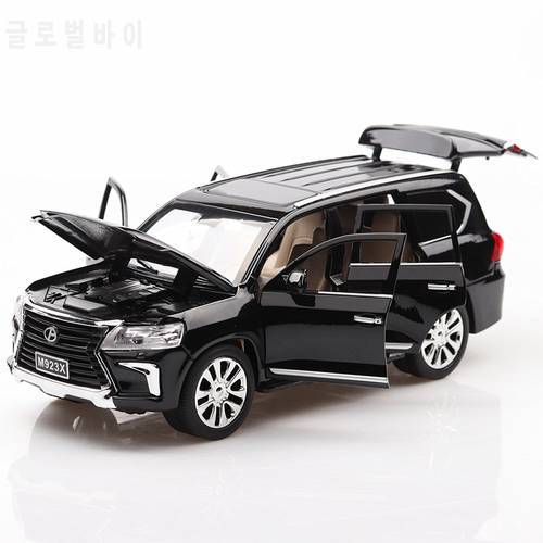 1:24 Alloy Car Model SUV (M923X-6) W/6 Doors Open Length 20Cm Excellent Quality For Collection Light/Sound Design
