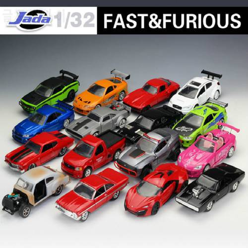 1:32 Jada Classic Metal Fast and Furious 8 Race Car Alloy Diecast Toy Model CarsToy For Children Gifts Collection Free Shipping
