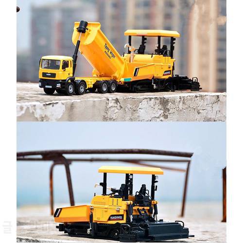 high imitation Dump Trucks and Pavers model,1:32 alloy engineering truck toy vehicles,metal castings,wholesale