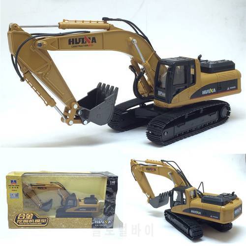 High simulation alloy engineering vehicle model 1:50 alloy excavator toys metal castings toy vehicles kids toys free shipping