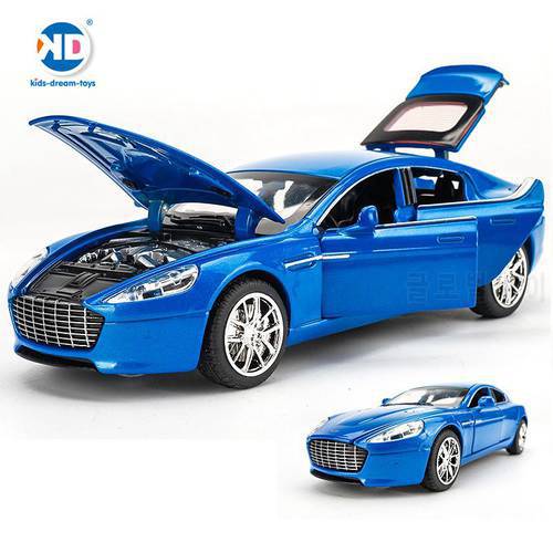 1/32 Alloy Car Model With 6 Openable Doors 8918B Collection&Toy Car 4 Colors W/Light& Music