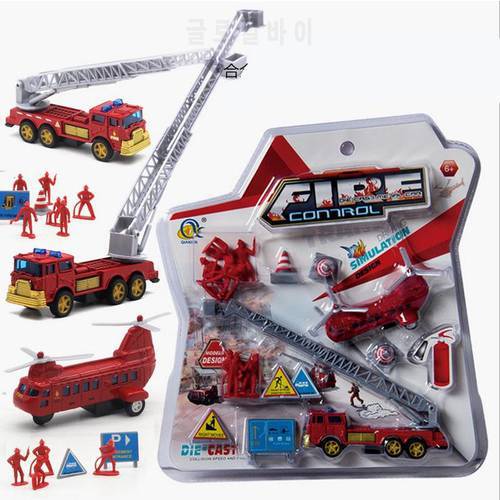 High simulation alloy cars model,1:50 metal Fire truck ladder, transport aircraft,Engineering Model,free shipping