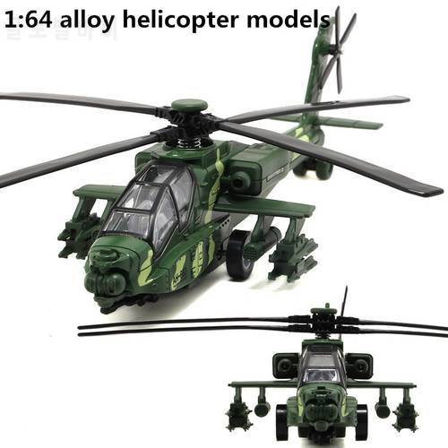 1:64 alloy helicopter models,high simulation Z10 model,toy airplane,metal diecasts,pull back & flashing & musical,free shipping