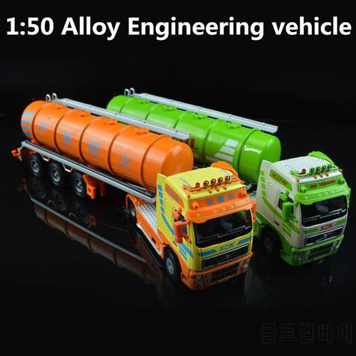 1:32 alloy construction vehicles, tanker high simulation model, metal diecasts, puzzle toy vehicles, free shipping