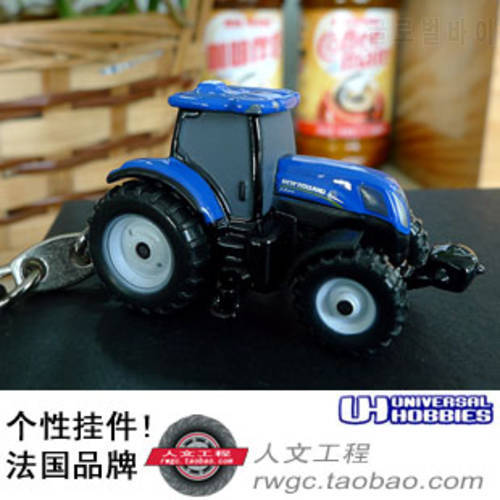 Bag pendant Simulation model car tractors personalized keychain genuine French boutique brand UH