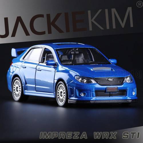 2011 Subaru Impreza 1:36 scale high simulation Coupe,metal pull back WRC STI cars,2 open door,model car toys,free shipping
