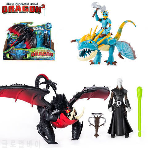 New Genuine How to Train Your Dragon 3 Hiccup & toothless/light fury astrid & stormfly Snotout &Hookfang Grimmel Children toy