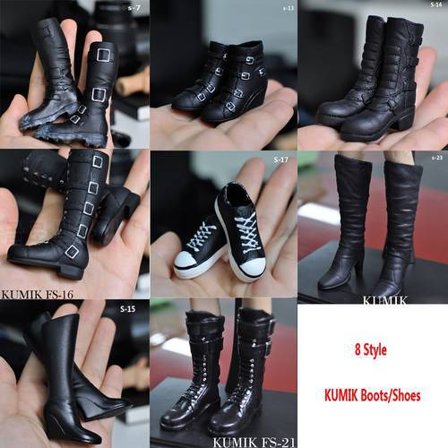1/6 Scale Female/Male Classic Rubber ladder high/Low Shoes/Boots Military 8 Styles Fit 12 Inch Phicen Action Figure Toy Doll