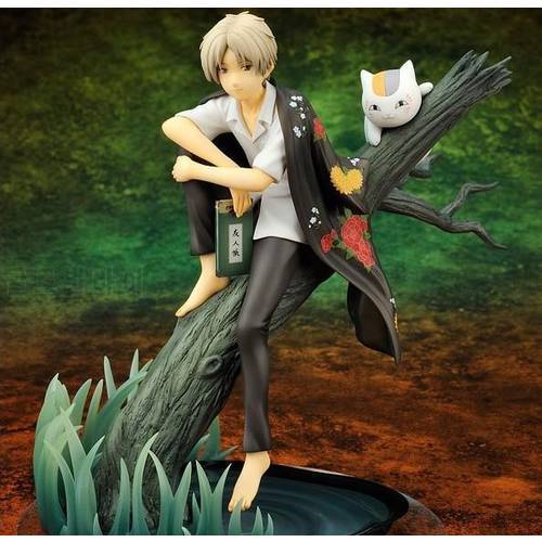 Anime Natsume Yuujinchou Book of Friend with Nyanko Sensei PVC Action Figure Cute Cat Model Decoration Collection 18CM Gift Toys