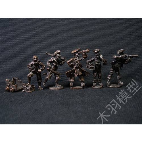 Sandbox board games run group indicator Soldier Miniatures Doll Medieval soldiers co-metal model figure 7pcs/set