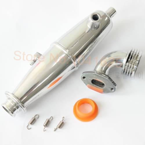 1 Set 102009 Thicken Exhaust Pipe HSP Baja Engine Parts Upgrade 02124 For 1:10th Nitro Car Part BQ001