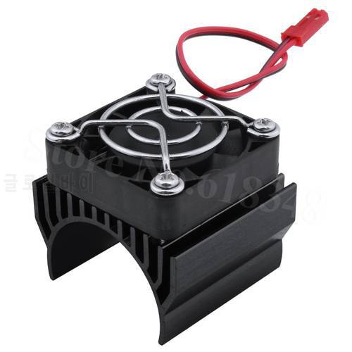 RC parts Brushless Electric 540 550 Motor Heat Sink Cover + Cooling Fan Heatsink 1/10 For HSP Himoto Redcat