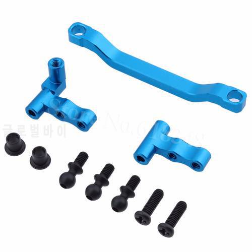 For WLtoys 1/18 A959 Upgrade Metal Parts Aluminum Steering Linkage Mount A949-08 RC Model Car A949 A959 A969 A979 OP