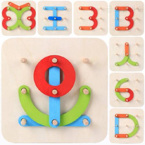 Wooden Montessori Puzzle Jigsaw Kids Toys For Children Preschool Training With Autism Oyuncak Brinquedos Juguetes Oyuncaklar