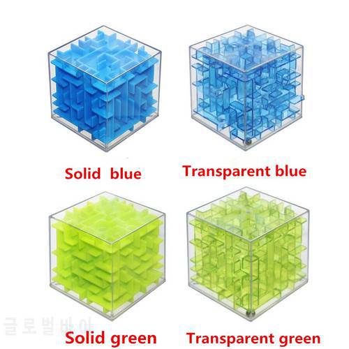 Fun Maze Magic Cube Puzzle 3D Mini Speed Cube Labyrinth Rolling Ball Toys Puzzle Game Cubos Magicos Learning Toys For Children