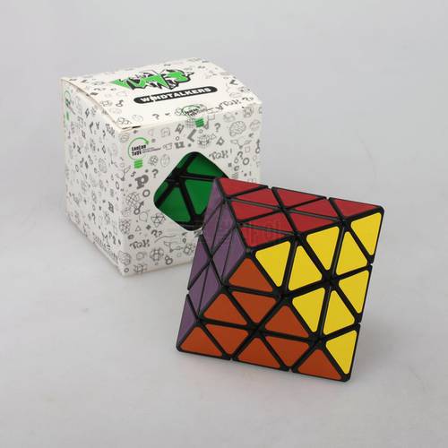 Lanlan Octahedron Black Cubo Magico Twist Puzzle Educational Toy Gift idea Shipping