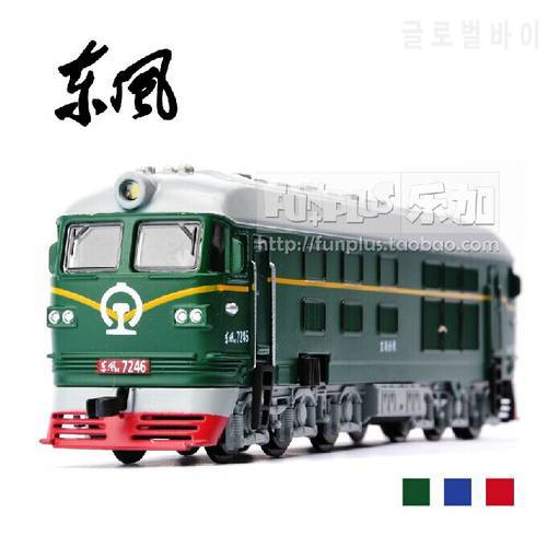 Classic Train Model Simulation Exquisite Diecasts & Toy Vehicles DongFeng 7246 4B Nostalgic Locomotive ShengHui 1:87 Alloy Car