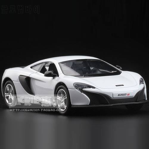 Supercar Series High Simulation Exquisite Diecasts & Toy Vehicles RMZ city Mclaren 650S 1:36 Alloy Car Model Gifts For Children