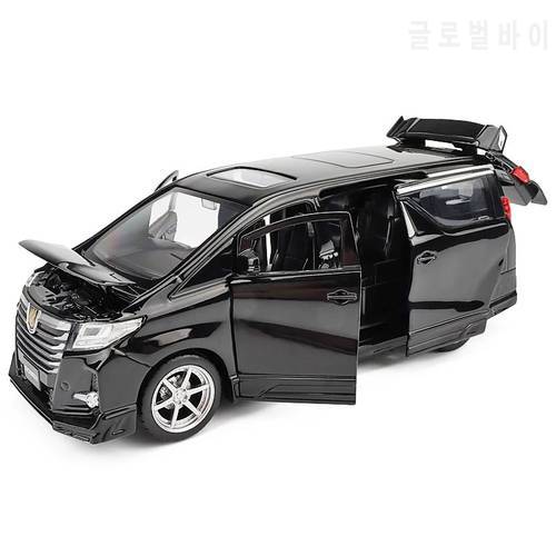 1:24 Alloy Model Simulation MPV 20Cm (M923O-6) W/6 Doors Openable Business Car Excellent Quality