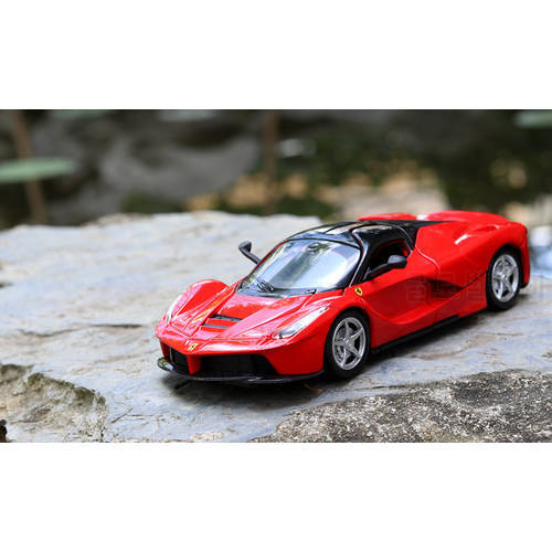 1:32 Rafah sports car Metal Alloy Diecast Car Model Miniature Scale Model Sound and Light Electric Car Toys For Children