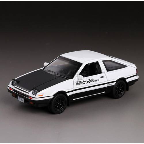 1/32 Diecasts & Toy Vehicles TOYOTA AE86 Super Car Model With Sound&Light Collection Car Toys For Boy Children Gift brinquedos