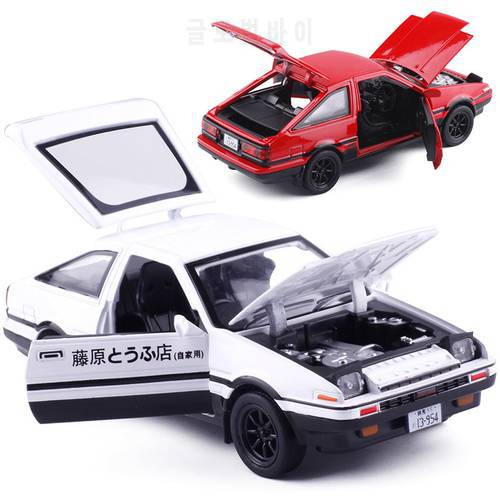HOT Toy Car INITIAL D AE86 Metal Toy Alloy Car Diecasts & Toy Vehicles Car Model Miniature Scale Model Car Toys For Children