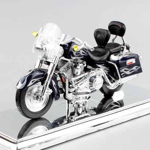 1/18 Scale 2002 FLHRSEI CVO Custom Screamin Eagle Road King Diecast modeling motorcycle street Cruiser bike toys Replicas