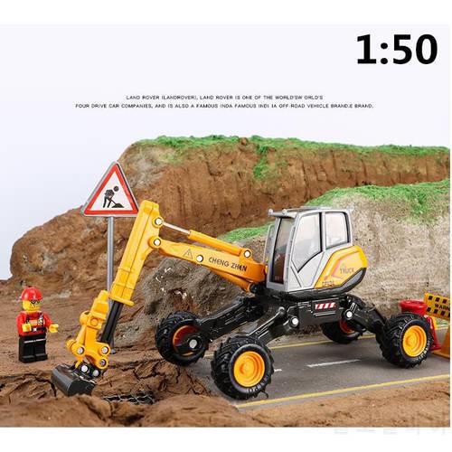 high simulation alloy engineering vehicle model,1: 50 scale alloy spider excavator, metal castings, toy vehicles,free shipping