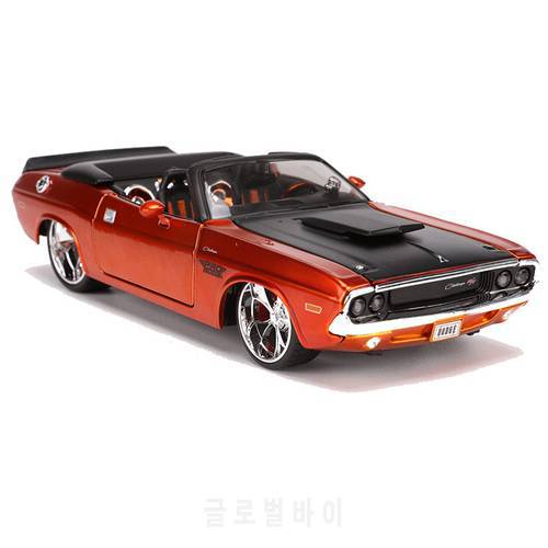 Fashion 1:24 Auto Mobile Coche Alloy Die-cast Luxury Vehicle Super Car Models Cars mkd2 Toys for Children 1970 Dodge Charger