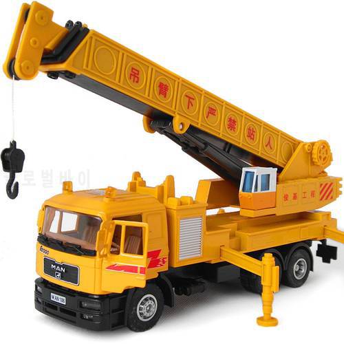 Large cranes crane model alloy engineering car toy car truck model 2199
