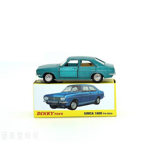 Dinky Toys Atlas 1409 1/43 SIMCA 1800 Pre-serie Hot Alloy Diecast Car Model Collection Toys for Children Adult Wheels